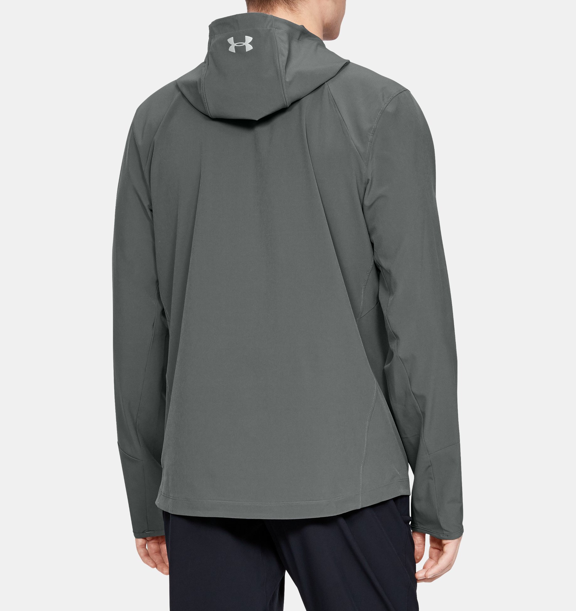 Red Under Armour Outrun The Storm Mens Running Jacket 